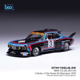 BMW  - 3.5 1976 black/red/blue - 1:43 - Ixo America - GTM166LQ22 - ixoGTM166LQ22 | Toms Modelautos