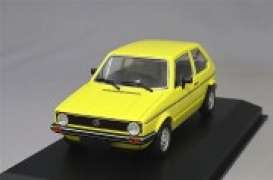Volkswagen  - Golf 1 1980 Yellow - 1:43 - Maxichamps - 940055160 - mc940055160 | Toms Modelautos