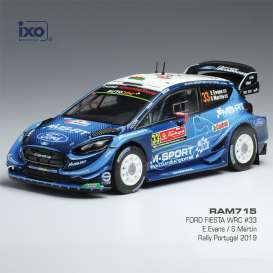 Ford  - Fiesta WRC 2019 blue/black - 1:43 - Ixo America - ram715 - ixoram715 | Toms Modelautos