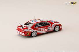 Toyota  - ESSO TONEN TOM'S Chaser  1997 red/white - 1:64 - Hobby Japan - HJR641072C - HJR641072C | Toms Modelautos