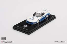 Mazda  - RX7 2025 white/blue - 1:43 - TrueScale - TSMV0027 - TSMV0027 | Toms Modelautos