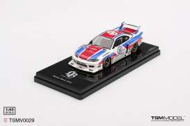 Nissan  - Silvia S15 2025 white/red/blue - 1:43 - TrueScale - TSMV0029 - TSMV0029 | Toms Modelautos