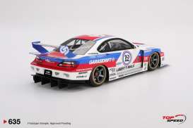 Nissan  - Silvia S15 2025 white/red/blue - 1:18 - Top Speed - TS0635 - TS0635 | Toms Modelautos