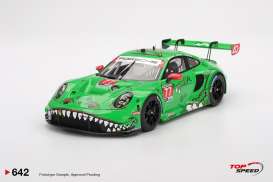 Porsche  - 911 2025 green/red - 1:18 - Top Speed - TS0642 - TS0642 | Toms Modelautos