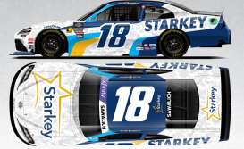 Toyota  - 2025 white/blue - 1:64 - Action Racing Collectibles - N182565STYWS - arcN182565STYWS | Toms Modelautos