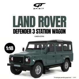 Land Rover  - Defender 2016 green - 1:18 - GT Spirit - GT527 - GT527 | Toms Modelautos