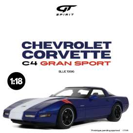 Chevrolet  - Corvette C4 Gran Sport 1996 blue - 1:18 - GT Spirit - GT538 - GT538 | Toms Modelautos
