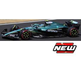 Aston Martin  - AMR 25 2025 black/silver/turquoise - 1:24 - Bburago - 18-28070A - bura28070A | Toms Modelautos