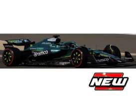 Aston Martin  - AMR 25 2025 black/silver/turquoise - 1:24 - Bburago - 18-28071S - bura28071S | Toms Modelautos