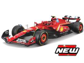 Ferrari  - SF-24 2024 red - 1:24 - Bburago - 18-26823S - bura26823S | Toms Modelautos