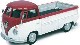 Volkswagen  - T1 Bus red/white - 1:43 - Oliex - OLIEX13456 - OLIEX13456 | Toms Modelautos