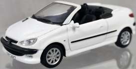 Peugeot  - 206 Coupe Cabriolet white - 1:43 - Oliex - OLIEX21670 - OLIEX21670 | Toms Modelautos