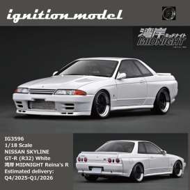 Nissan  - Skyline GT-R (R32) white - 1:18 - Ignition - IG3596 - IG3596 | Toms Modelautos