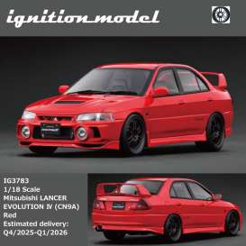 Mitsubishi  - Lancer Evo IV red - 1:18 - Ignition - IG3783 - IG3783 | Toms Modelautos