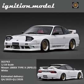 Nissan  - 180SX white - 1:18 - Ignition - IG3763 - IG3763 | Toms Modelautos