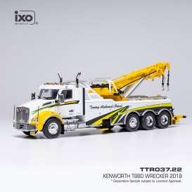 Kenworth  - T880 white/yellow - 1:43 - Ixo America - TTR037 - ixoTTR037 | Toms Modelautos