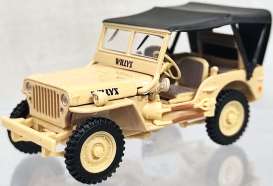 Jeep  - Fermee beige - 1:43 - Oliex - OLIEX91860 - OLIEX91860 | Toms Modelautos