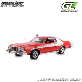 Ford  - Gran Torino 1976 red - 1:24 - GreenLight - 84221 - gl84221 | Toms Modelautos