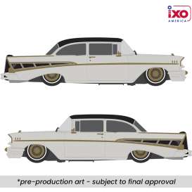Chevrolet  - Bel Air 1957 gray - 1:64 - Ixo America - IA64014 - ixoIA64014 | Toms Modelautos