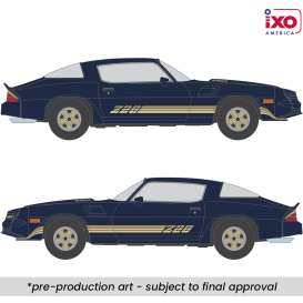Chevrolet  - Camaro Z28 1981 blue/gold - 1:64 - Ixo America - IA64018 - ixoIA64018 | Toms Modelautos