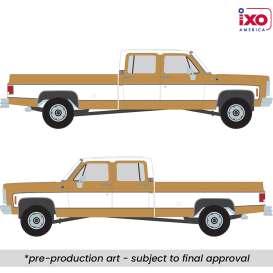 GMC  - Sierra Classic 1975 gold/white - 1:64 - Ixo America - IA64012 - ixoIA64012 | Toms Modelautos