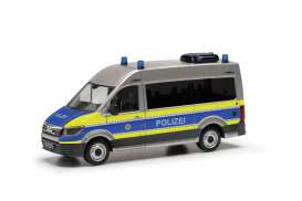 MAN  - TGE Mobile Wache  silver/blue/yellow - 1:87 - Herpa - H098526 - herpa098526 | Toms Modelautos