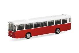 MAN  - Büssing SÜ 210 red/white - 1:87 - Herpa - H319393 - herpa319393 | Toms Modelautos