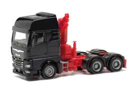 MAN  - TGX GX black - 1:87 - Herpa - H313100-003 - herpa313100-003 | Toms Modelautos
