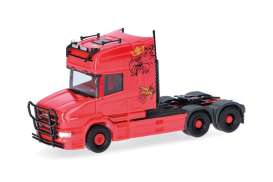 Scania  - Hauber/ orpedo Topline 2004 red - 1:87 - Herpa - H319423 - herpa319423 | Toms Modelautos