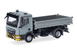 MAN  - TGL CC kipper grey - 1:87 - Herpa - H319577 - herpa319577 | Toms Modelautos