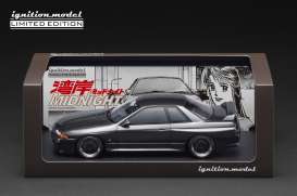 Nissan  - Skyline GT-R (R32) gun metallic - 1:18 - Ignition - IG3595 - IG3595 | Toms Modelautos
