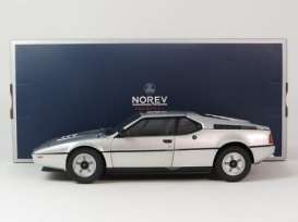 BMW  - M1 1980 silver - 1:18 - Norev - 183226 - nor183226 | Toms Modelautos