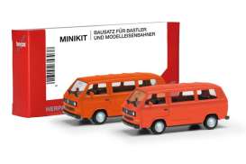 Volkswagen  - T3 orange - 1:87 - Herpa - H013093-006 - herpa013093-006 | Toms Modelautos