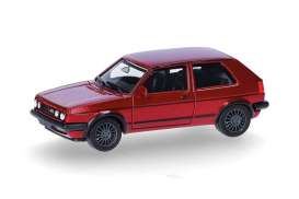 Volkswagen  - Golf II GTI red - 1:87 - Herpa - H430838-005 - herpa430838-005 | Toms Modelautos