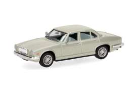 Jaguar  - XJ Series III grey metallic - 1:87 - Herpa - 430814-002 - herpa430814-002 | Toms Modelautos