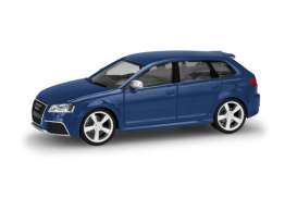 Audi  - RS3 Sportback blue - 1:87 - Herpa - 034876-003 - herpa034876-003 | Toms Modelautos