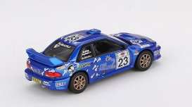 Subaru  - Impreza 2000 blue - 1:64 - Mini GT - 01078Lhd - MGT01078Lhd | Toms Modelautos
