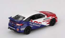 Honda  - Civic 2024 red/white/blue - 1:64 - Mini GT - 01079Lhd - MGT01079Lhd | Toms Modelautos