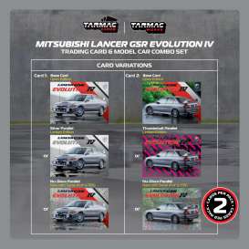 Mitsubishi  - Lancer silver - 1:64 - Tarmac - T64G-076-SL - TC-T64G-076-SL | Toms Modelautos