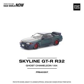 Nissan  - Skyline GT-R R32 ghost chameleon - 1:64 - Pop Race Limited - PR640357 - PR640357 | Toms Modelautos
