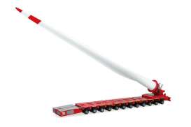   - Goldhofer FTV 300  white/red - 1:87 - Herpa - H320054 - herpa320054 | Toms Modelautos