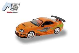 Toyota  - Supra 1993 orange - 1:87 - Herpa - HH87MC000018 - herpaH87MC000018 | Toms Modelautos