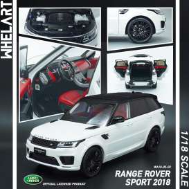 Land Rover  - Sport 2018 white/black - 1:18 - Whelart - WA180302 - WA180302 | Toms Modelautos