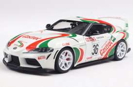 Toyota  - GR Supra 2024 white/red/green - 1:18 - Solido - 1809007 - soli1809007 | Toms Modelautos