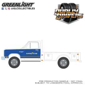 Dodge  - Ram W350 1981 white/blue - 1:64 - GreenLight - 46170B - gl46170B | Toms Modelautos
