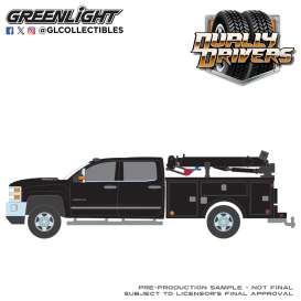 Chevrolet  - Silverado  2016 black - 1:64 - GreenLight - 46170D - gl46170D | Toms Modelautos