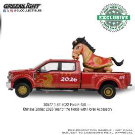 Ford  - F-450 2022 red - 1:64 - GreenLight - 30577 - gl30577 | Toms Modelautos