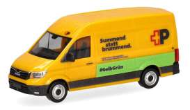 MAN  - eTGE 2018 orange - 1:87 - Herpa - 098571 - herpa098571 | Toms Modelautos