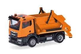 MAN  - TGS NN AK12 orange - 1:87 - Herpa - 319768 - herpa319768 | Toms Modelautos