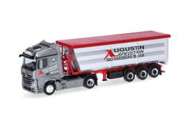 Mercedes Benz  - Actros red/grey - 1:87 - Herpa - H319614 - herpa319614 | Toms Modelautos